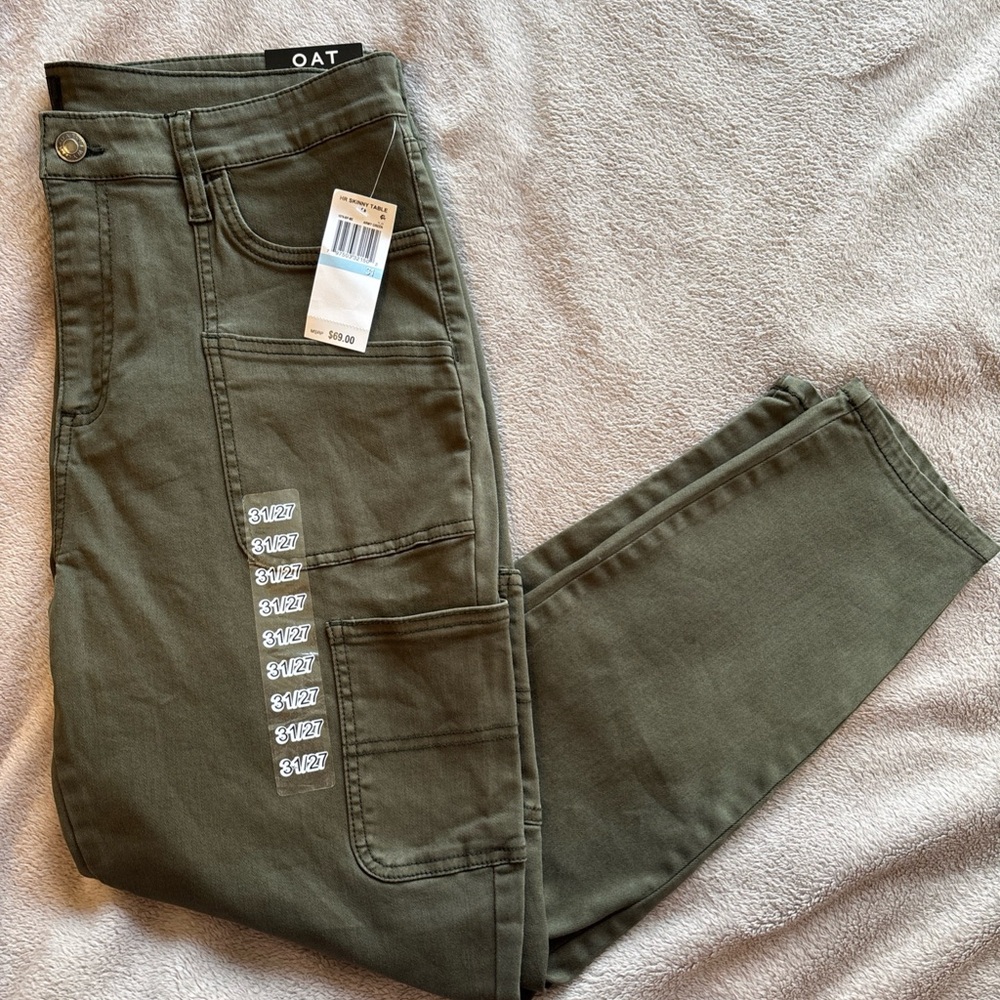 Oat New York High-Rise Skinny Ankle Jeans 31/27